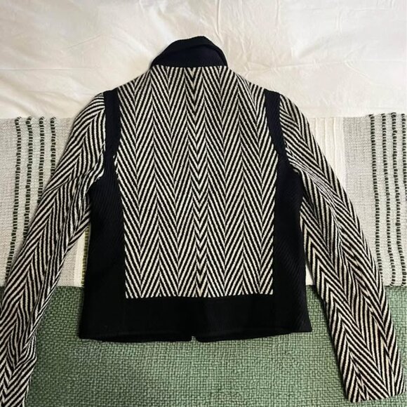 Judith and Charles Black and Tan Blazer Jacket - Picture 3 of 4